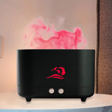 Maxbell Flame Humidifier Aroma Diffuser USB Powered Quiet for Office Bedroom Home Black