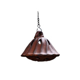 Maxbell Hanging Incense Burner Incense Cones Holder Accent Incense Coil Censer Decor Brown 9.8cmx7.8cm