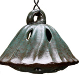 Maxbell Hanging Incense Burner Incense Cones Holder Accent Incense Coil Censer Decor 9.8x7.8cmRetro Green