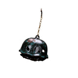 Maxbell Hanging Incense Burner Incense Cones Holder Accent Incense Coil Censer Decor 8.6cmx7cm Deep Green