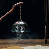 Maxbell Hanging Incense Burner Incense Cones Holder Accent Incense Coil Censer Decor 8.6cmx7cm Deep Green