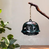 Maxbell Hanging Incense Burner Incense Cones Holder Accent Incense Coil Censer Decor 8.6cmx7cm Deep Green