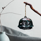 Maxbell Hanging Incense Burner Incense Cones Holder Accent Incense Coil Censer Decor 8.6cmx7cm Deep Green