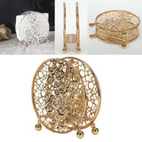 Maxbell Modern Tissue Dispenser Napkin Holder for Dining Table Restaurant Picnic Gold