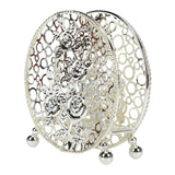 Maxbell Modern Tissue Dispenser Napkin Holder for Dining Table Restaurant Picnic Silver