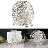 Maxbell Modern Tissue Dispenser Napkin Holder for Dining Table Restaurant Picnic Silver