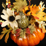 Maxbell Artificial Pumpkin Maple Leaf Autumn Ornament for Office Party Decorations