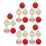 Maxbell 25x Christmas Tree Ornament Decorative Home Ornament for Party Decor Holiday B