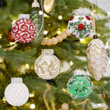 Maxbell 25x Christmas Tree Ornament Decorative Home Ornament for Party Decor Holiday B