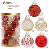 Maxbell 25x Christmas Tree Ornament Decorative Home Ornament for Party Decor Holiday B