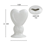 Maxbell Nordic Style Ceramic Vase Dining Room Flowers Arrangement Table Centerpieces White