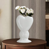 Maxbell Nordic Style Ceramic Vase Dining Room Flowers Arrangement Table Centerpieces White