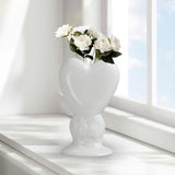Maxbell Nordic Style Ceramic Vase Dining Room Flowers Arrangement Table Centerpieces White