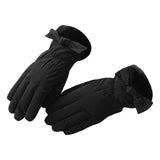 Maxbell Women Winter Warm Gloves Touch Screen Full Finger Thermal Glove Black