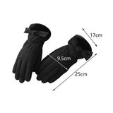 Maxbell Women Winter Warm Gloves Touch Screen Full Finger Thermal Glove Black