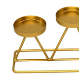 Maxbell Candle Holder Candle Stand Candlestick Holiday Party Table Centerpieces Golden