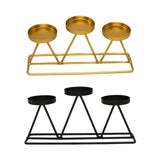 Maxbell Candle Holder Candle Stand Candlestick Holiday Party Table Centerpieces Golden