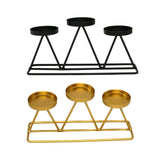 Maxbell Candle Holder Candle Stand Candlestick Holiday Party Table Centerpieces Golden