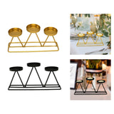 Maxbell Candle Holder Candle Stand Candlestick Holiday Party Table Centerpieces Golden