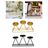 Maxbell Candle Holder Candle Stand Candlestick Holiday Party Table Centerpieces Golden