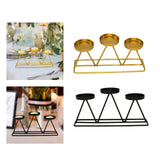 Maxbell Candle Holder Candle Stand Candlestick Holiday Party Table Centerpieces Golden