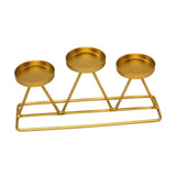 Maxbell Candle Holder Candle Stand Candlestick Holiday Party Table Centerpieces Golden