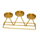 Maxbell Candle Holder Candle Stand Candlestick Holiday Party Table Centerpieces Golden