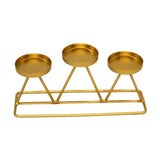 Maxbell Candle Holder Candle Stand Candlestick Holiday Party Table Centerpieces Golden