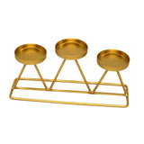 Maxbell Candle Holder Candle Stand Candlestick Holiday Party Table Centerpieces Golden