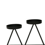 Maxbell Candle Holder Candle Stand Candlestick Holiday Party Table Centerpieces Black