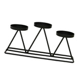 Maxbell Candle Holder Candle Stand Candlestick Holiday Party Table Centerpieces Black