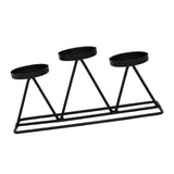Maxbell Candle Holder Candle Stand Candlestick Holiday Party Table Centerpieces Black