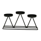 Maxbell Candle Holder Candle Stand Candlestick Holiday Party Table Centerpieces Black