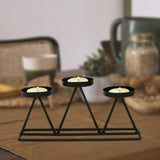 Maxbell Candle Holder Candle Stand Candlestick Holiday Party Table Centerpieces Black