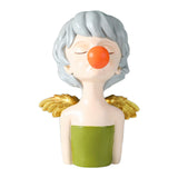 Maxbell Modern girl Statue Creative Ornament for Wedding Green