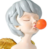 Maxbell Modern girl Statue Creative Ornament for Wedding Green