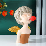 Maxbell Modern girl Statue Creative Ornament for Wedding Coffee