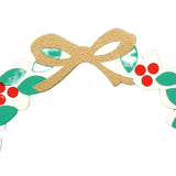 Maxbell Wooden Christmas Standing Wreath Tabletop Decoration Wooden Decorative Sign