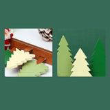 Maxbell Pine Tree Table Decor Christmas Ornament with Stand Desktop Photo Props