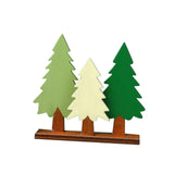 Maxbell Pine Tree Table Decor Christmas Ornament with Stand Desktop Photo Props