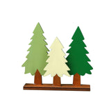 Maxbell Pine Tree Table Decor Christmas Ornament with Stand Desktop Photo Props