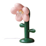 Maxbell 5V Flower Lamp Button Switch Warm Warm White Light for Office Desk Girl Pink