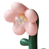 Maxbell 5V Flower Lamp Button Switch Warm Warm White Light for Office Desk Girl Pink