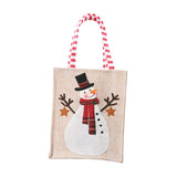 Maxbell Christmas Candy Bag Gift Storage Bag Xmas Favor Pouch for Holiday Birthday Snowman