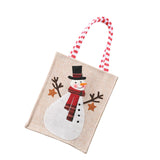 Maxbell Christmas Candy Bag Gift Storage Bag Xmas Favor Pouch for Holiday Birthday Snowman