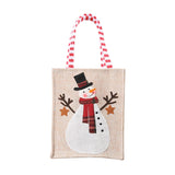 Maxbell Christmas Candy Bag Gift Storage Bag Xmas Favor Pouch for Holiday Birthday Snowman