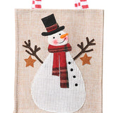 Maxbell Christmas Candy Bag Gift Storage Bag Xmas Favor Pouch for Holiday Birthday Snowman