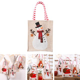 Maxbell Christmas Candy Bag Gift Storage Bag Xmas Favor Pouch for Holiday Birthday Snowman