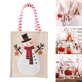 Maxbell Christmas Candy Bag Gift Storage Bag Xmas Favor Pouch for Holiday Birthday Snowman