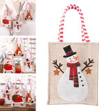 Maxbell Christmas Candy Bag Gift Storage Bag Xmas Favor Pouch for Holiday Birthday Snowman